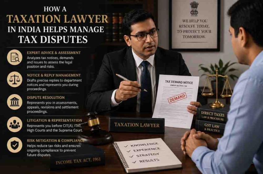 How a Taxation Lawyer in India Helps Manage Tax Disputes