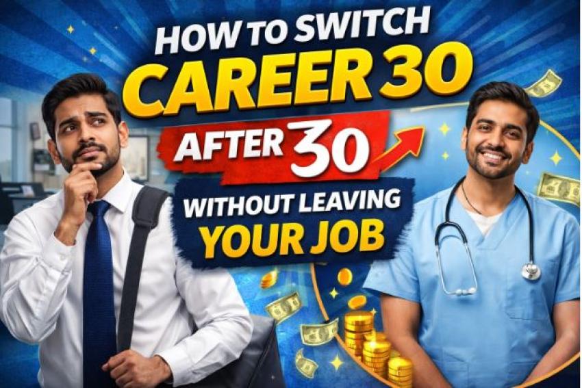 How to Switch Career After 30 Without Leaving Your Job
