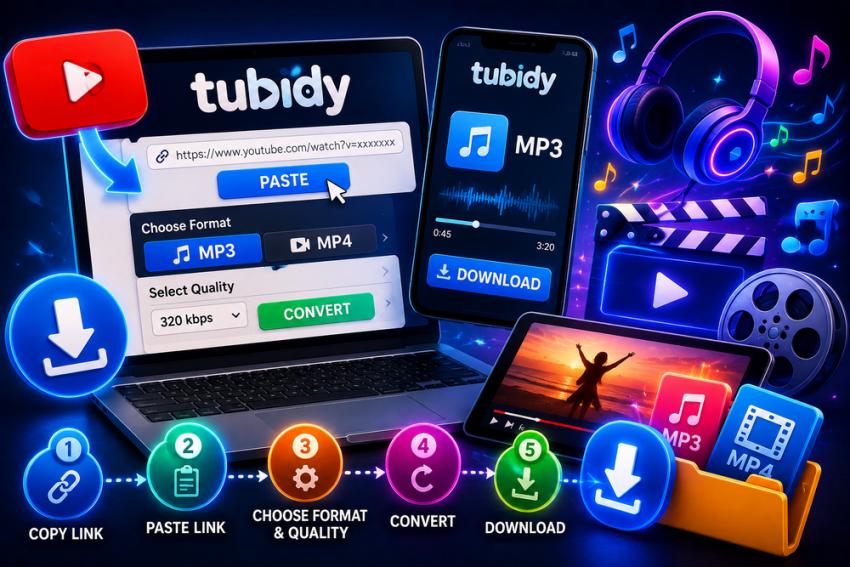 How to Download Music and Videos Using Tubidy MP3