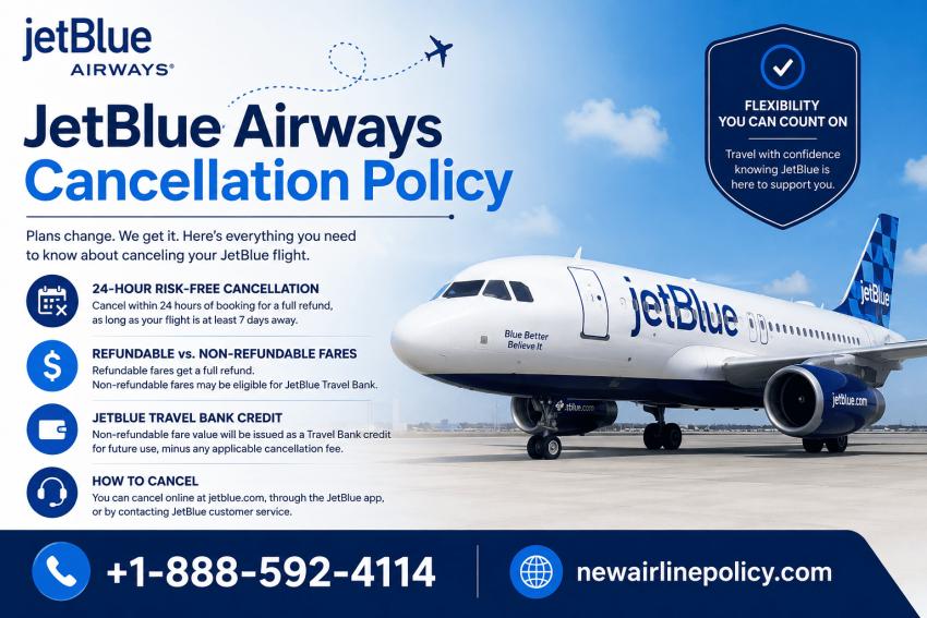 JetBlue Airways Cancellation Policy 2026: Fees, Refund Rules & 24-Hour Guide