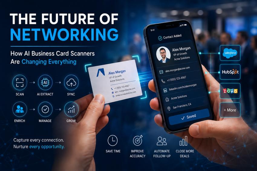 The Future of Networking: How AI Business Card Scanners Are Changing Everything