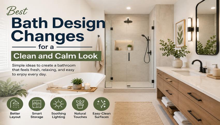 Best Bath Design Changes for a Clean and Calm Look