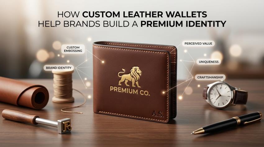How Custom Leather Wallets Help Brands Build a Premium Identity