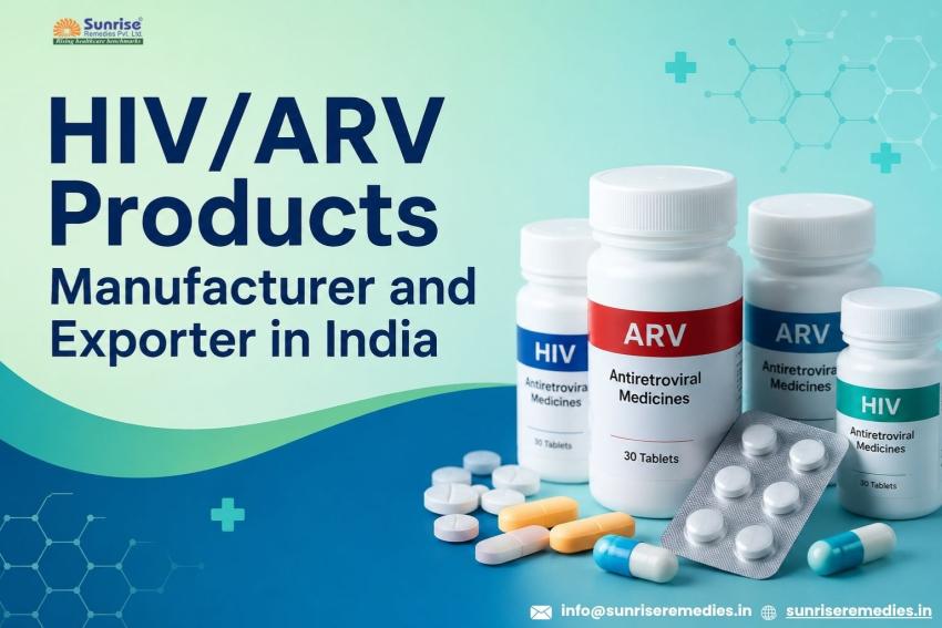 HIV/ARV Products Manufacturer and Exporter in India