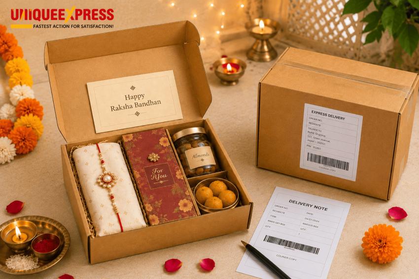 How can I send Rakhi to South Africa with Unique Express?