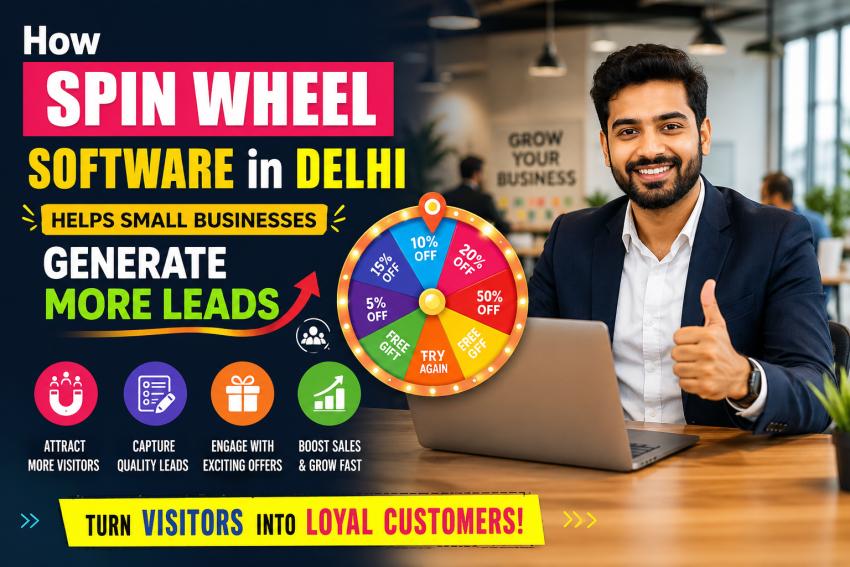How Spin Wheel Software in Delhi Helps Small Businesses Generate More Leads