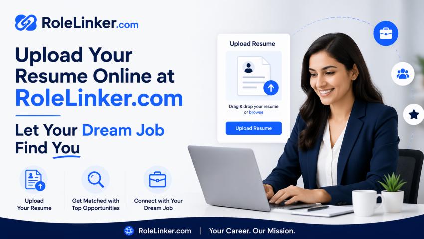 Upload Your Resume Online at RoleLinker and Let Your Dream Job Find You