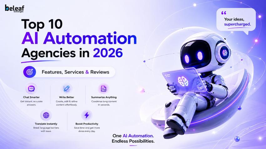 Top 10 AI Automation Agencies in 2026: Features, Services & Reviews