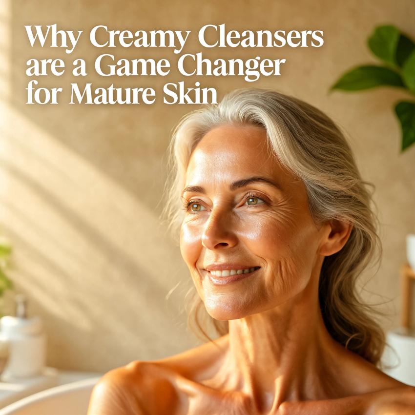 Why Creamy Cleansers are a Game Changer for Mature Skin?