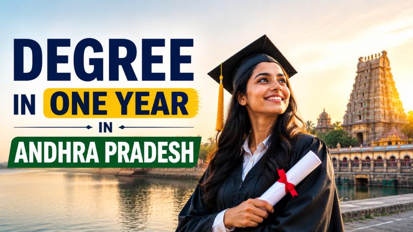 Degree in One Year in Andhra Pradesh: Admission Process & Important Things Every Student Should Know