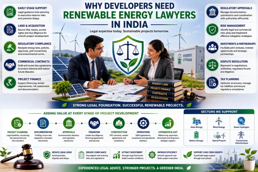 Why Developers Need Renewable Energy Lawyers in India