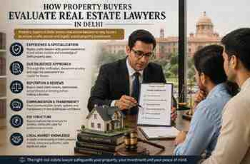 How Property Buyers Evaluate Real Estate Lawyers in Delhi