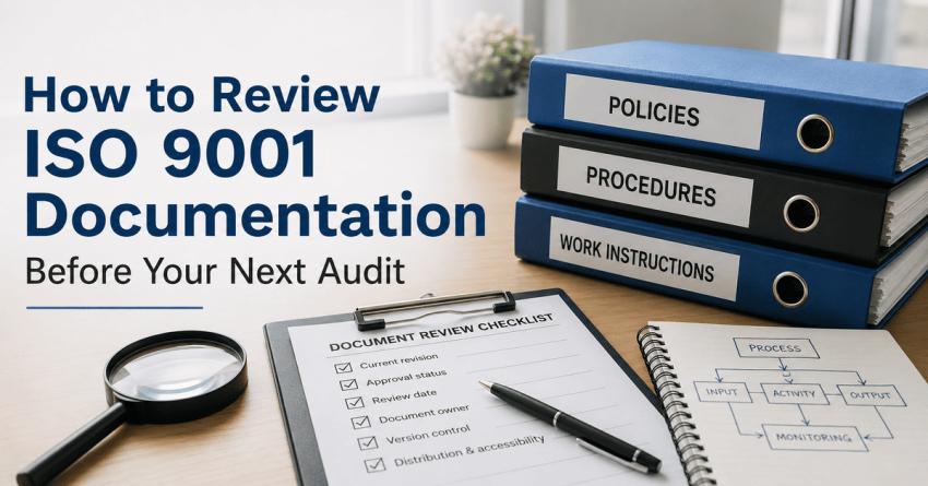 How to Review ISO 9001 Documentation Before Your Next Audit