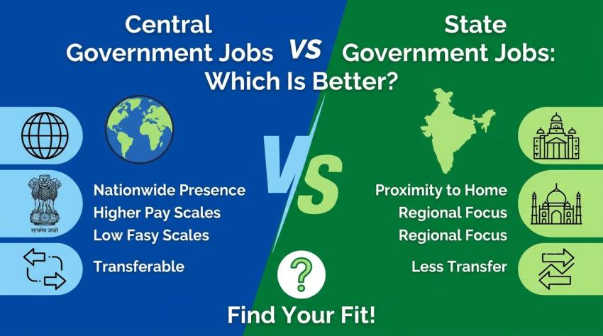 Central Government Jobs vs State Government Jobs: Which Is Better?