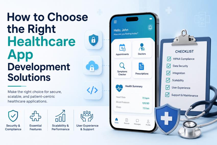 How to Choose the Right Healthcare App Development Solutions?