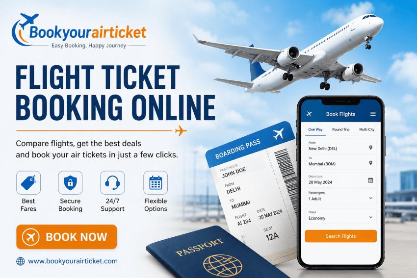 Best Domestic & International Flight Booking Website | Bookyourairticket