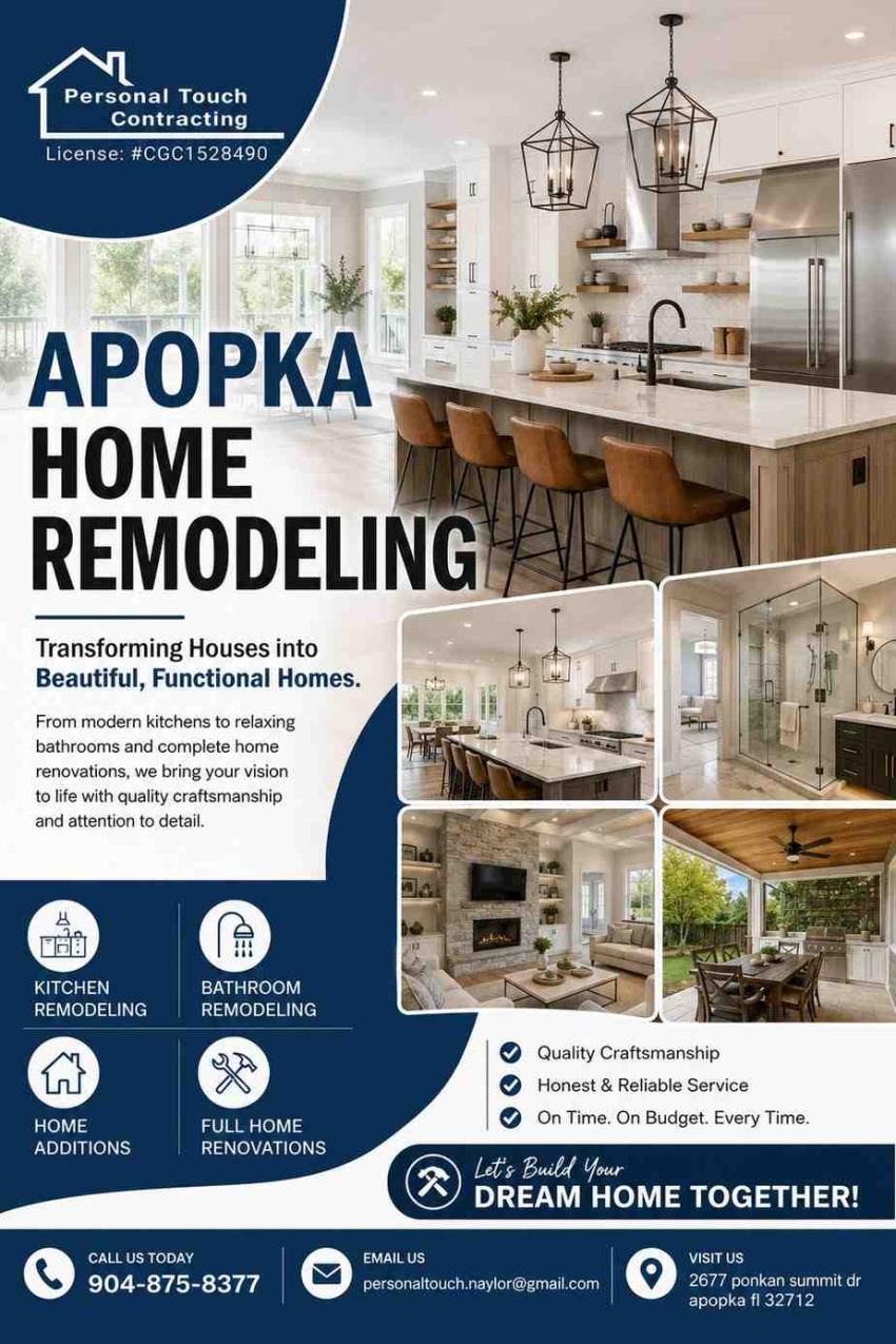 Apopka Home Remodeling: What Actually Adds Resale Value in 2026