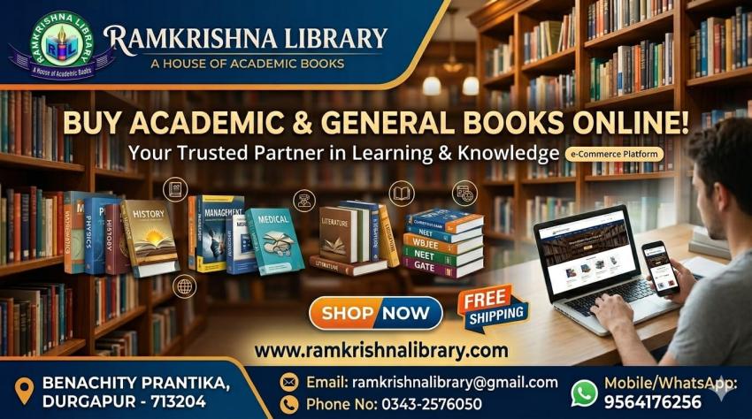 Ramkrishna Library: Durgapur's Trusted Bookstore for Academic, Bengali, and Children's Story Books