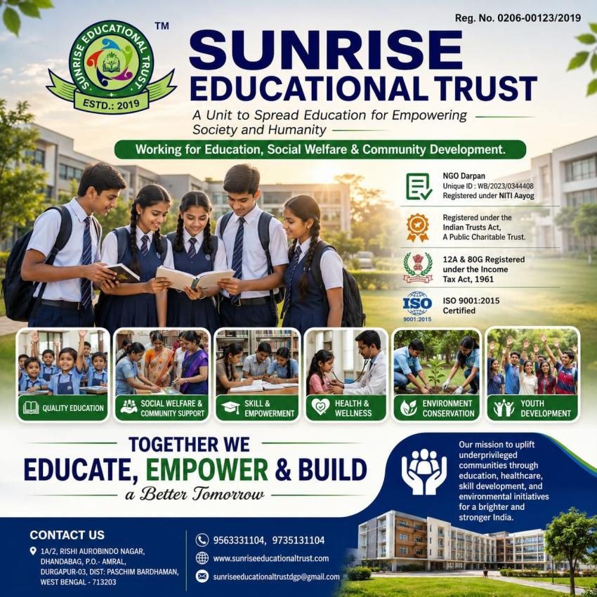 Best Educational Trust in India: How Sunrise Educational Trust is Creating