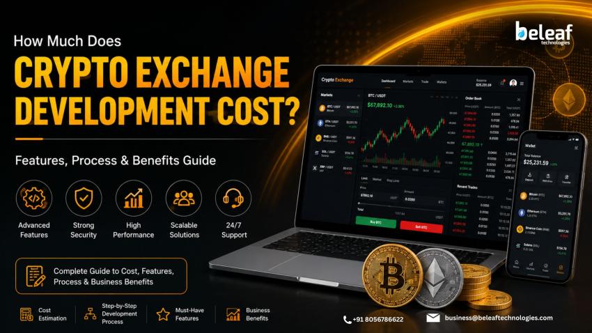 How Much Does Crypto Exchange Development Cost? Features, Process & Benefits Guide