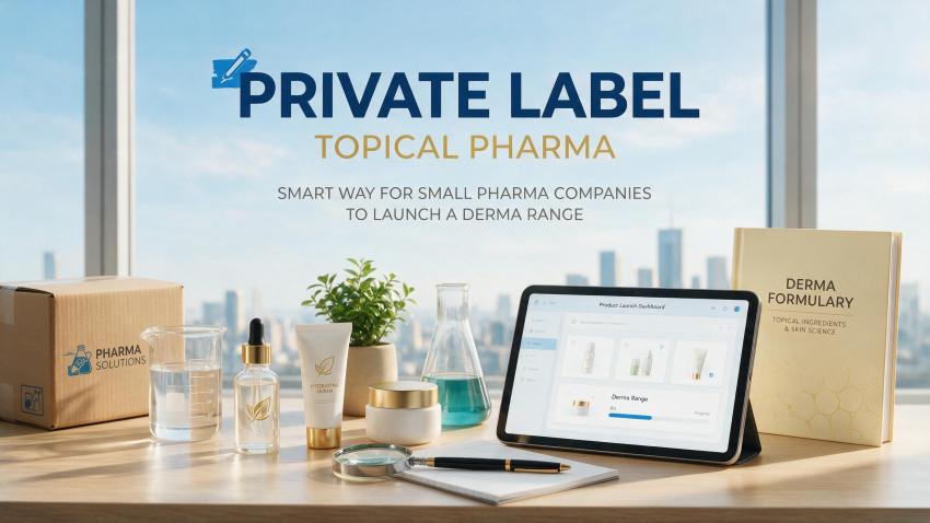 Private Label Topical Pharma: Smart Way for Small Pharma Companies to Launch a Derma Rang.