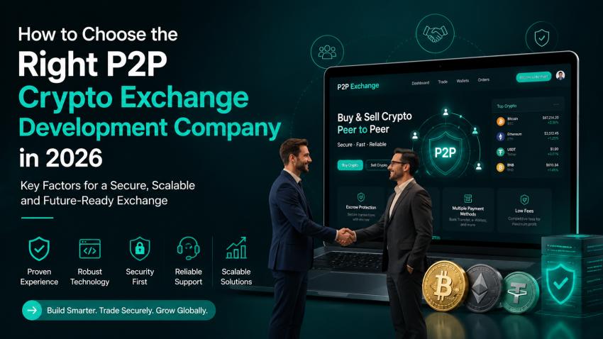 How to Choose the Right P2P Crypto Exchange Development Company in 2026