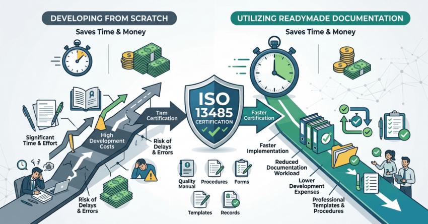 How Readymade ISO 13485 Documentation Saves Time and Cost