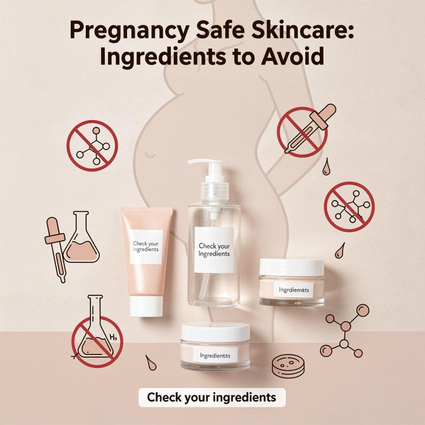 Pregnancy Safe Skincare: Ingredients to Avoid & helps you.