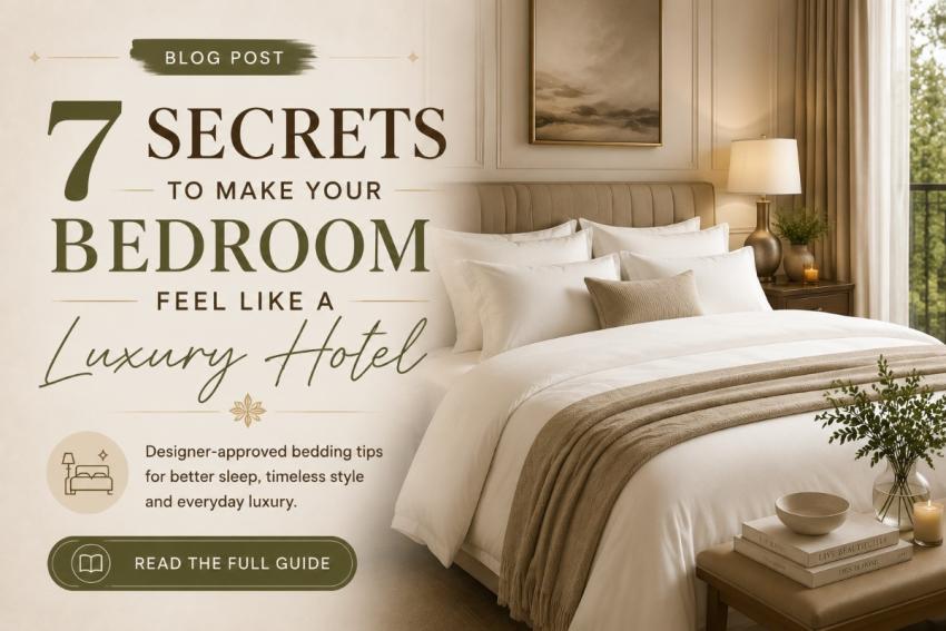 7 Secrets to Make Your Bedroom Feel Like a Luxury Hotel