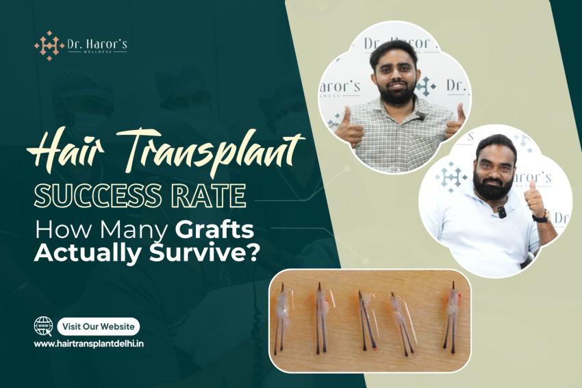 Hair Transplant Success Rate: How Many Grafts Actually Survive?