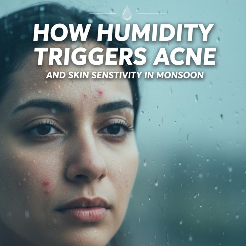 How Humidity Triggers Acne and Skin Sensitivity in Monsoon?