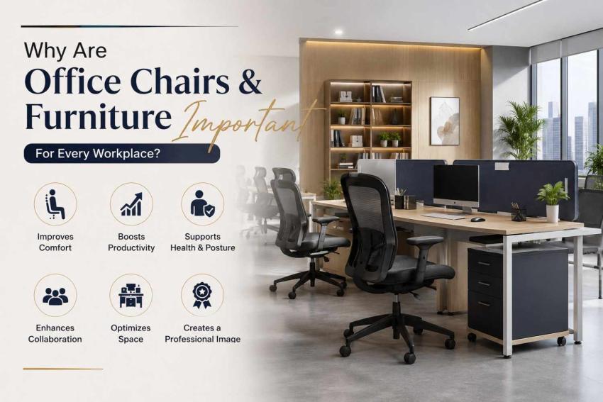 Why Are Office Chairs & Furniture Important For Every Workplace?