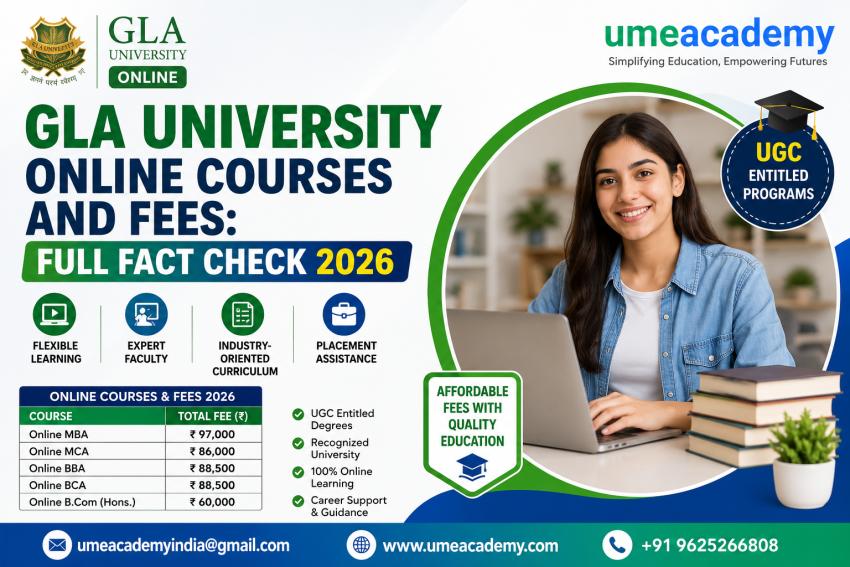 GLA University Online Courses and Fees: Full Fact Check 2026