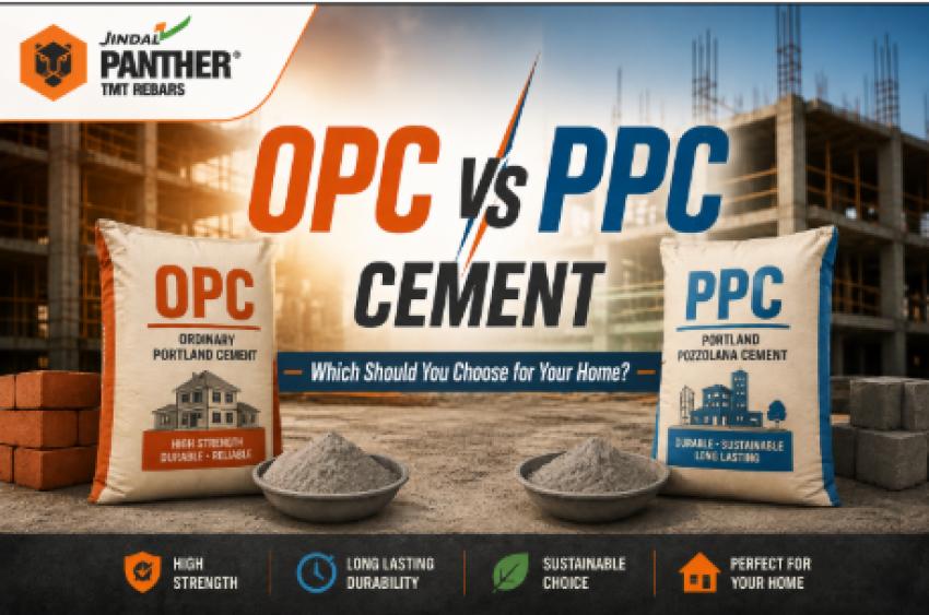 OPC vs PPC Cement: Which Should You Choose for Your Home?