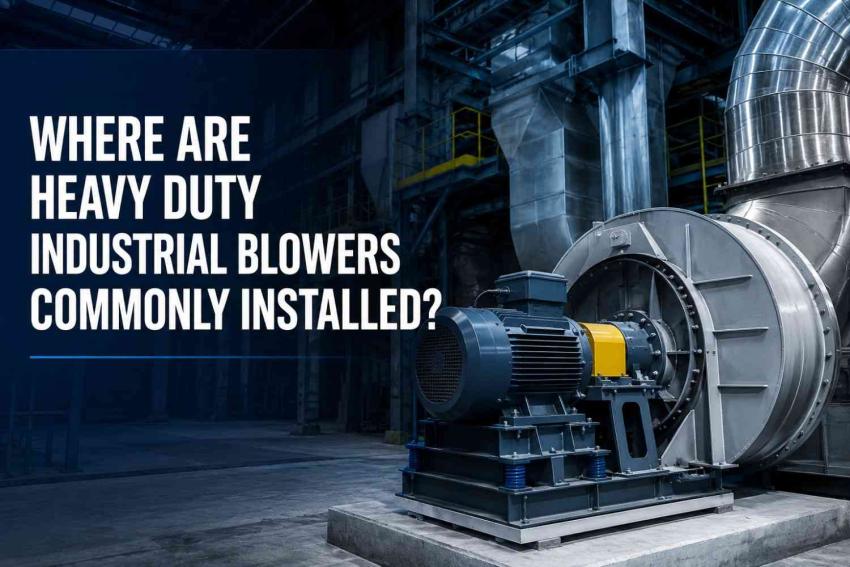 Where Are Heavy Duty Industrial Blowers Commonly Installed?