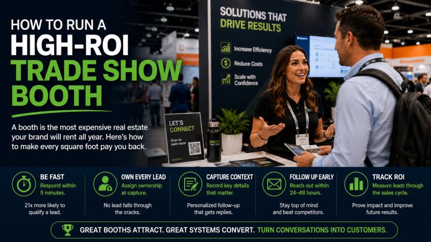 How to Run a High-ROI Trade Show Booth