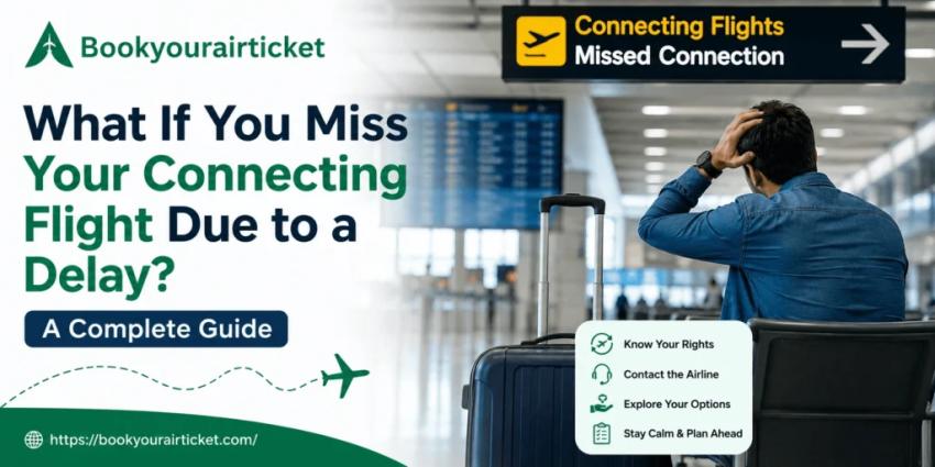 Connecting Flight Missed Due to Delay: What to Do and Your Passenger Rights (2026)