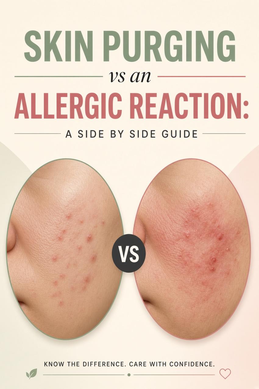 Skin Purging vs an Allergic Reaction: A Side by Side Guide.