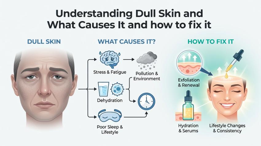Understanding Dull Skin and What Causes It and how to fix it.