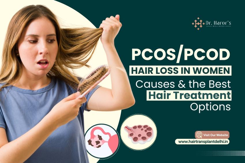 PCOS/PCOD Hair Loss in Women: Causes & the Best Hair Treatment Options
