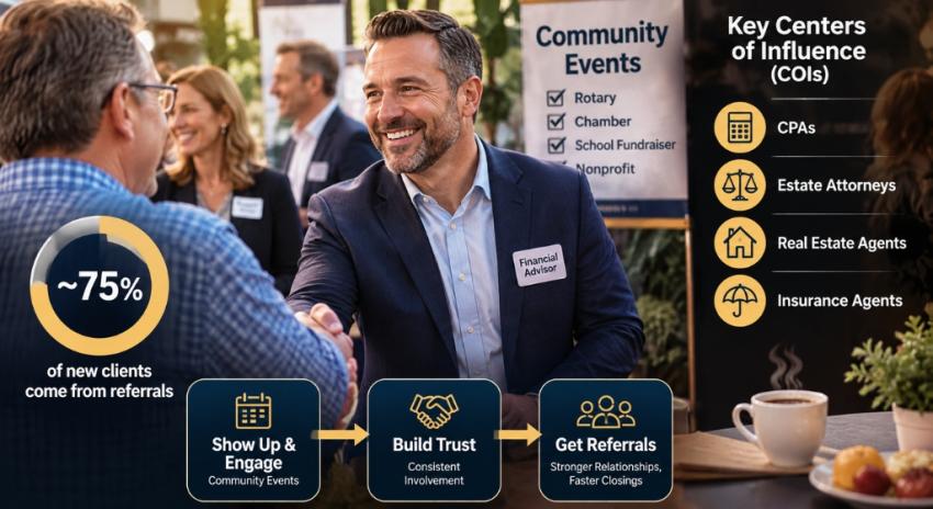 Financial Advisors: Building a Referral Network From Community Events