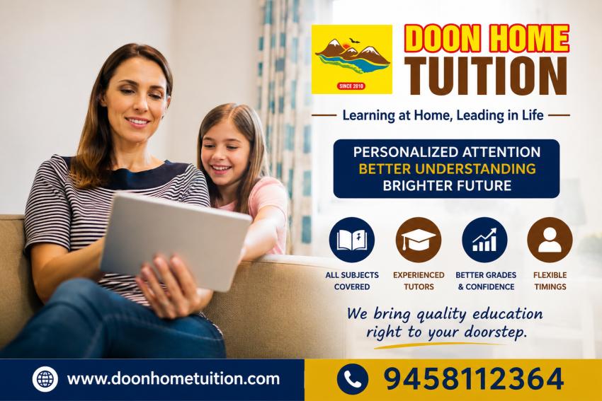 Personalized Home Tutoring in Dehradun for Stronger Results