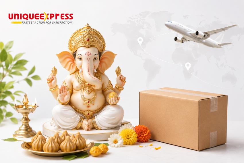 Create a Traditional Bappa Puja Scene in Bahrain with Unique Express
