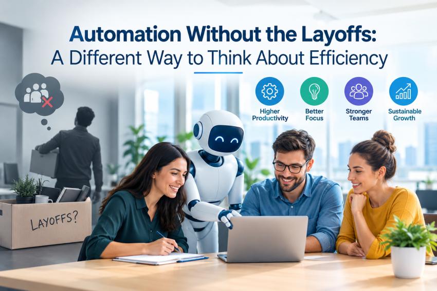 Automation Without the Layoffs: A Different Way to Think About Efficiency