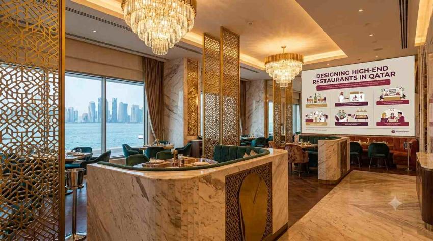 How to Design a High-End Restaurant Interior in Qatar