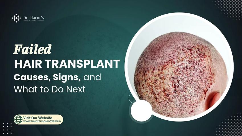 Failed Hair Transplant: Causes, Signs, and What to Do Next