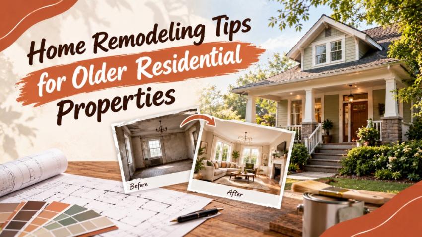 Home Remodeling Tips for Older Residential Properties